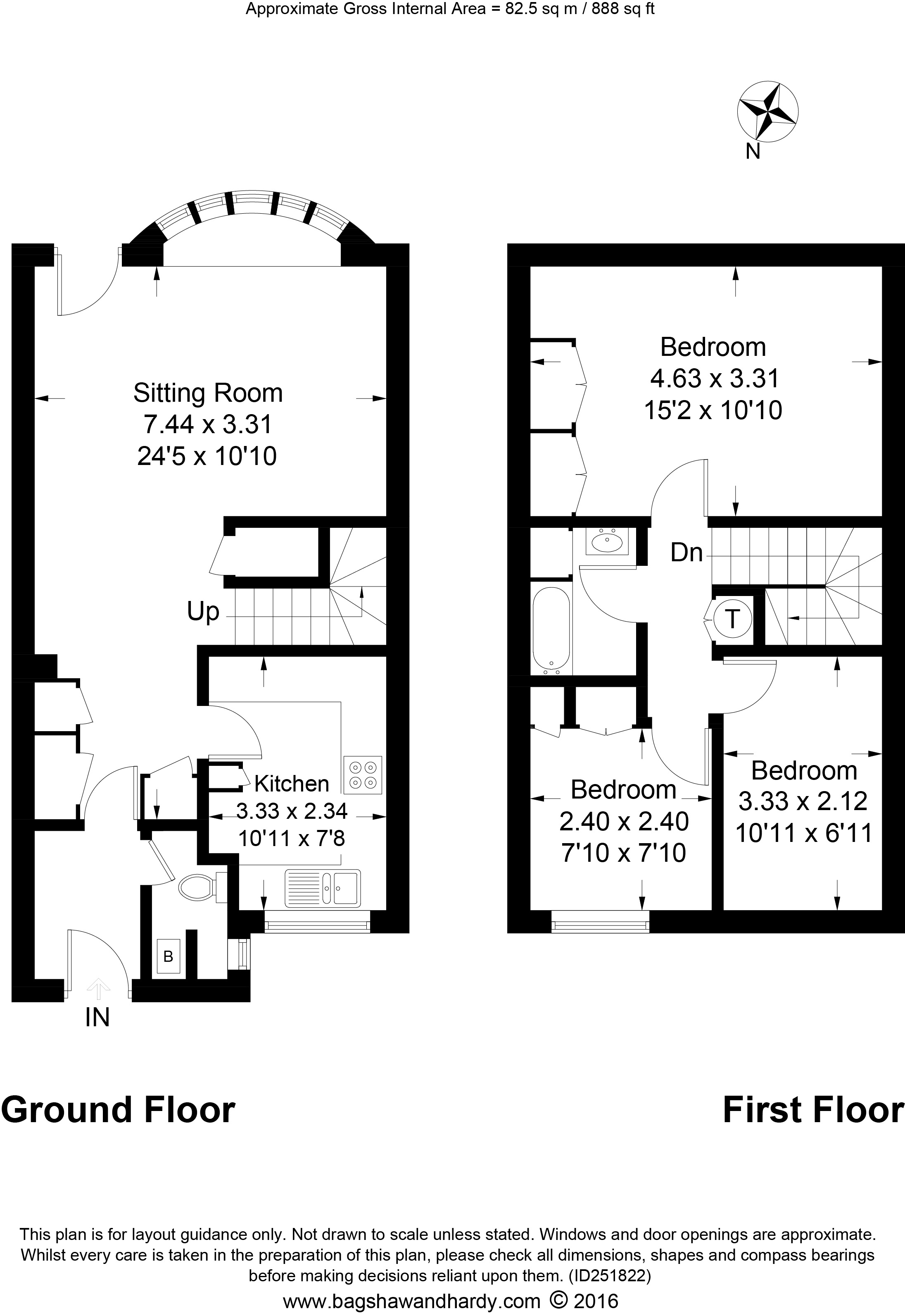 3 Bed House Semi For Sale in New Malden
